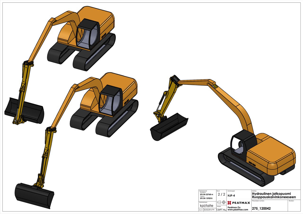 Hydraulic Extension Boom MPH